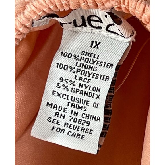 Rue 21 - Women's Summer Sleeveless High Low Hem Ruffle Floral Dress - Pink - 1X - Picture 9 of 16